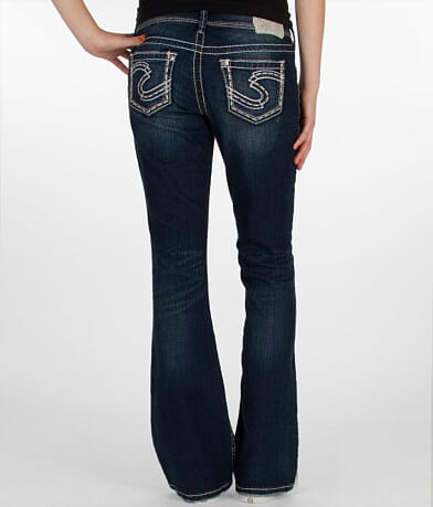 Silver Suki Boot Stretch Jean BACK