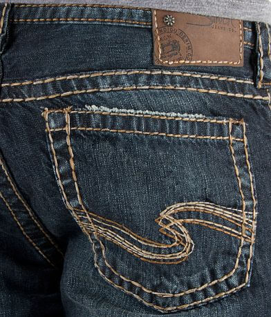 Silver Nash Heritage Jean back pocket view