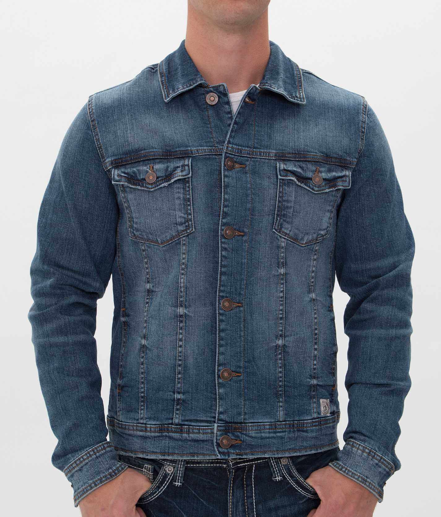 silver denim jacket