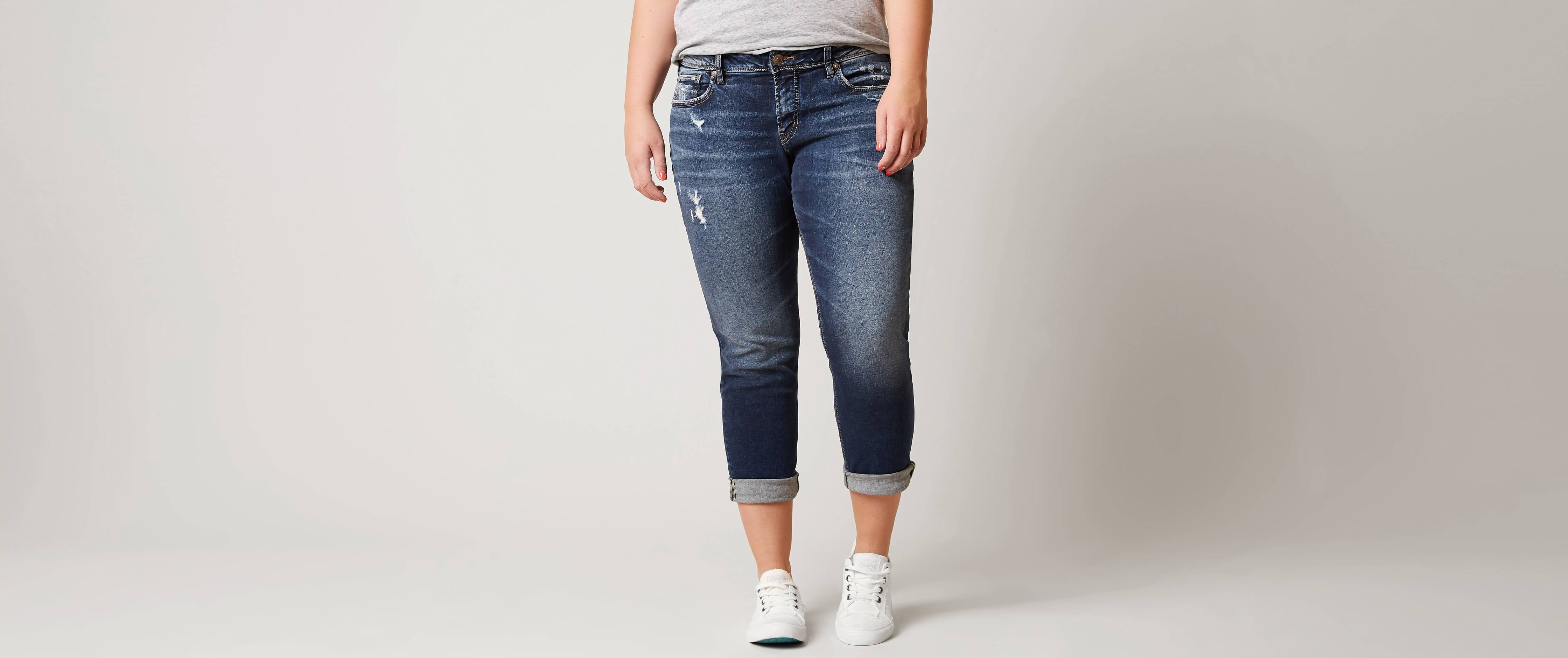 cheap plus size jean capris