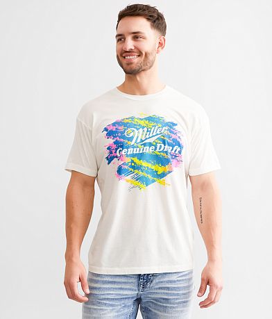 Screen Stars Miller® Paint Splatter T-Shirt front view