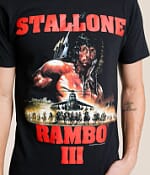 Screen Stars Rambo III T-Shirt - Men's Graphic T-Shirts in Black