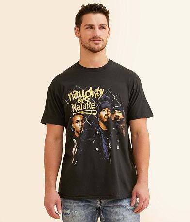 Screen Stars Naughty By Nature Band T-Shirt front view