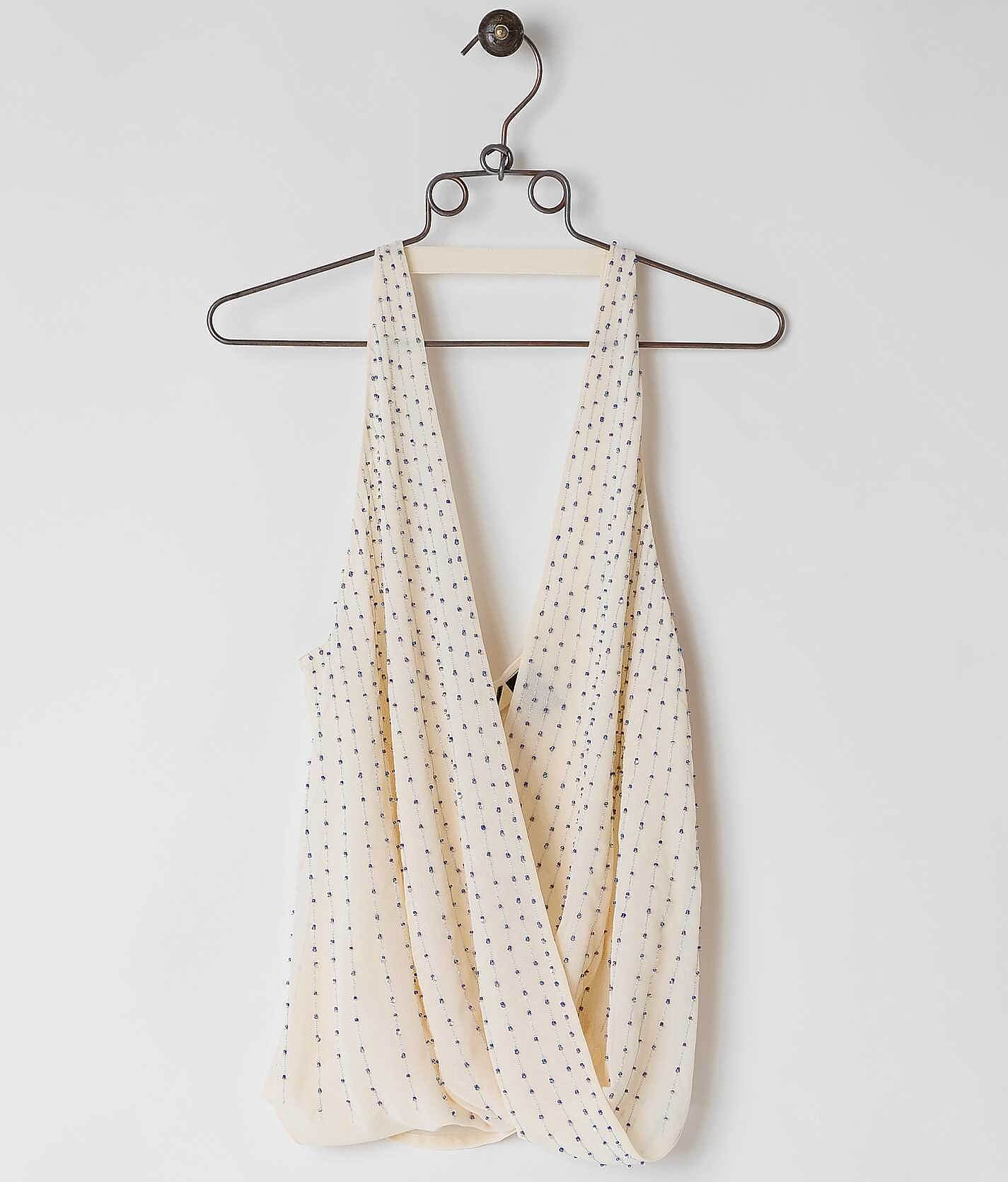 ivory chiffon tank top