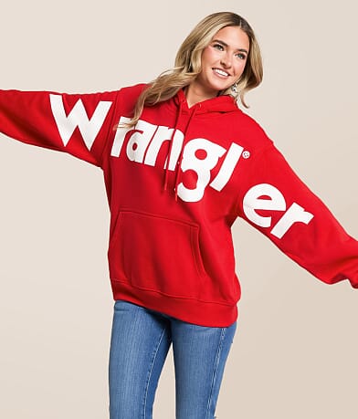 Wrangler® Classic Hooded Sweatshirt front view