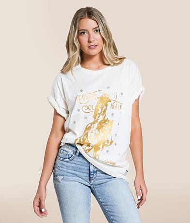 Wrangler® x Lainey Wilson Country Is Cool Band T-Shirt front view