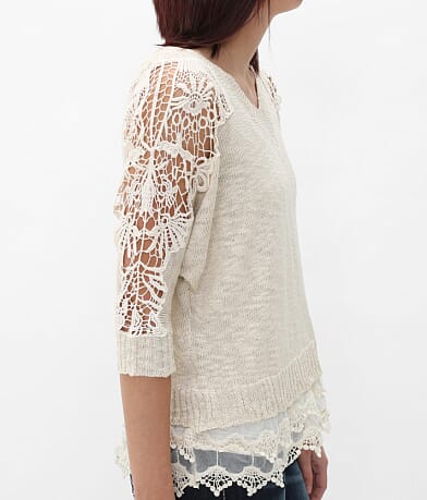 Daytrip Crochet Applique Sweater FULL_RIGHT_SIDE