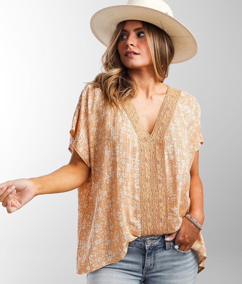 Daytrip Flutter Sleeve Dolman Top - Women's Shirts/Blouses in