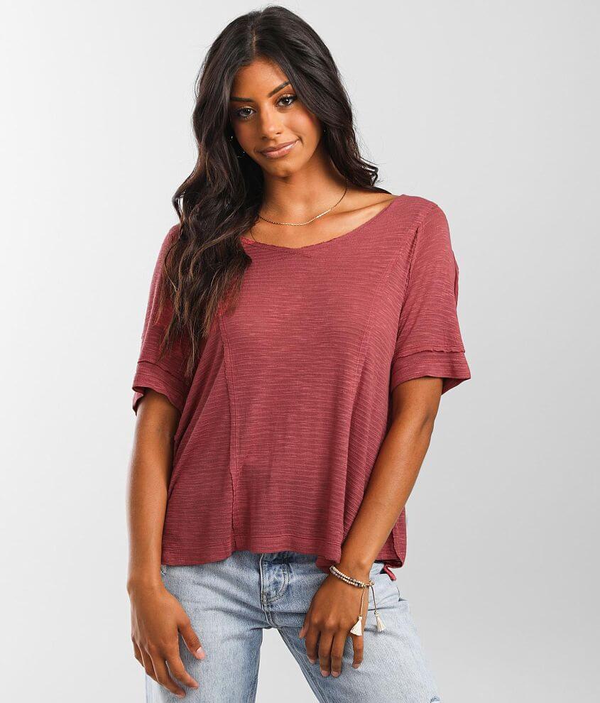 Red tee hot sale shirt womens