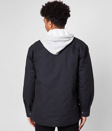 Dickies&#174; Hooded Duck Shirt Jacket back view