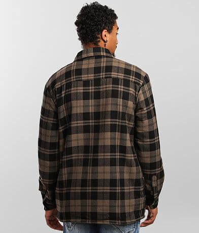 Dickies&#174; Flannel Plaid Shacket BACK