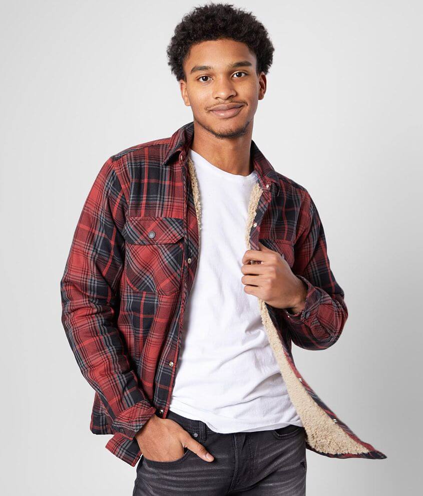Dickies&#174; Plaid Shacket front view