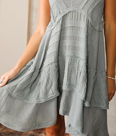 Wishlist Apparel Raw Edge Pieced Dress misc detail 1 view