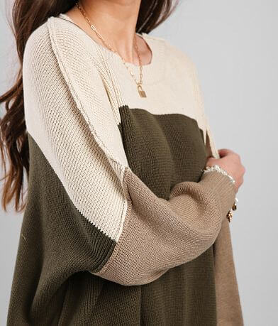 Wishlist Apparel Color Block Sweater MISC_DETAIL_1