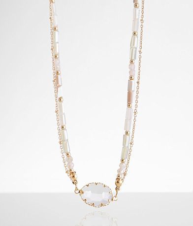 boutique by BKE Beaded Necklace front view