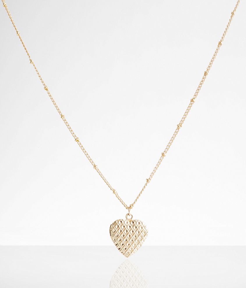 boutique by BKE Heart Locket Necklace