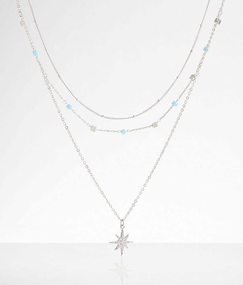 boutique by BKE 2 Pack Starburst Necklace Set