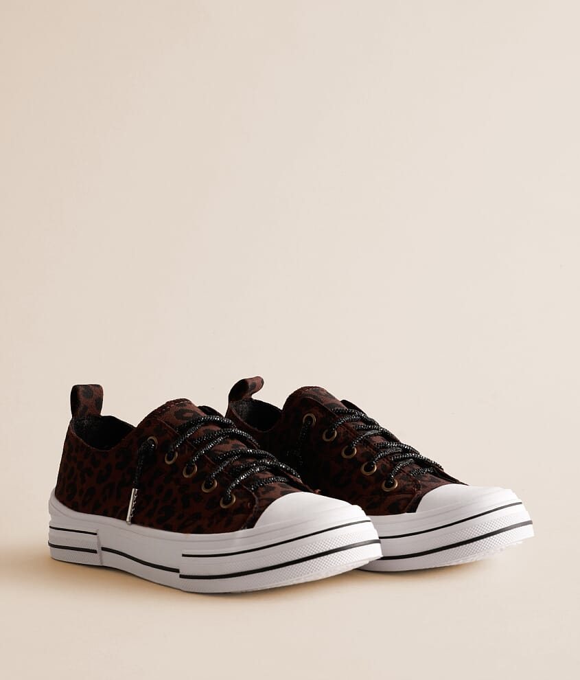 Aman Leopard Rhinestone Sneaker