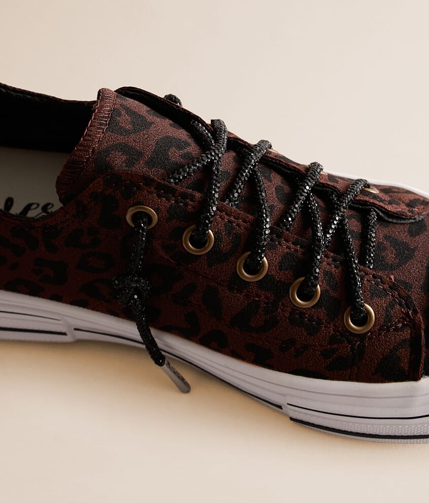 Aman Leopard Rhinestone Sneaker