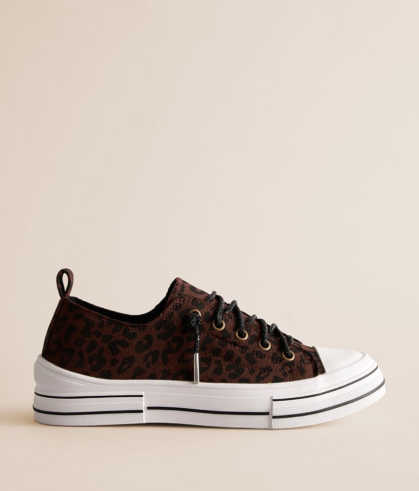 Aman Leopard Rhinestone Sneaker