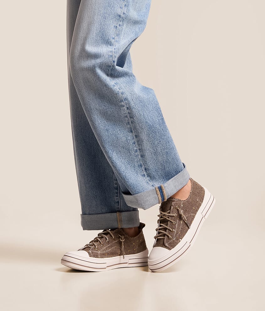 Aman Herringbone Rhinestone Sneaker
