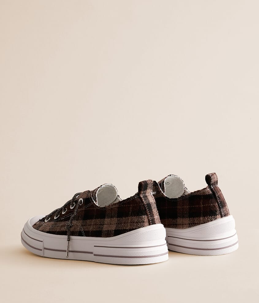 Aman Plaid Rhinestone Sneaker