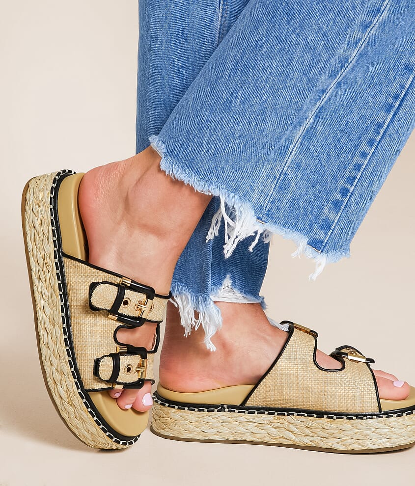 Ava Raffia Platform Sandal - thumbnail 6