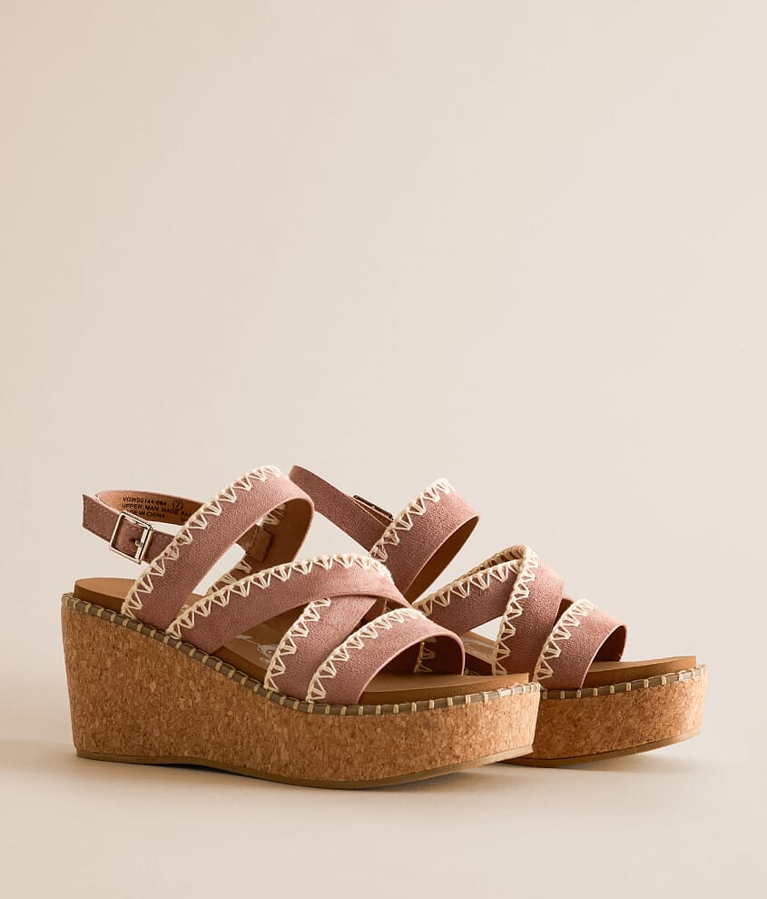 Bethany Whip Stitch Wedge Sandal - thumbnail 2