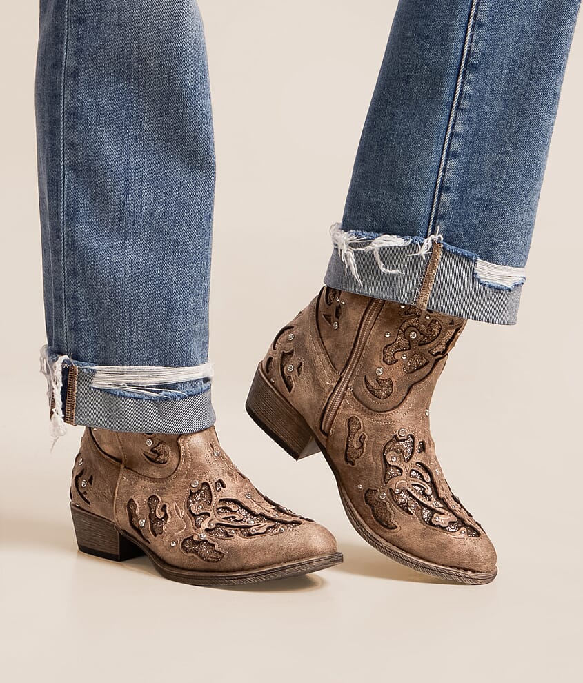 Betty Glitz Western Ankle Boot