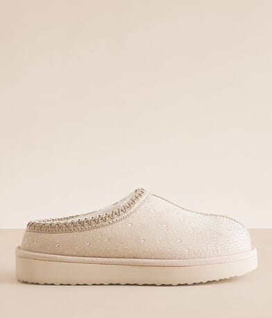 Very G Chloe Rhinestone Slipper front view