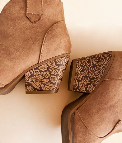 Very G Dangerous Embossed Western Ankle Boot misc detail 4 view