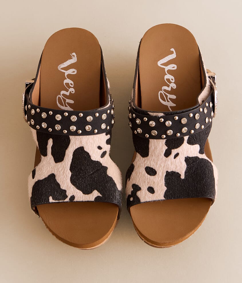 Dolly Cow Print Wedge Sandal - thumbnail 4