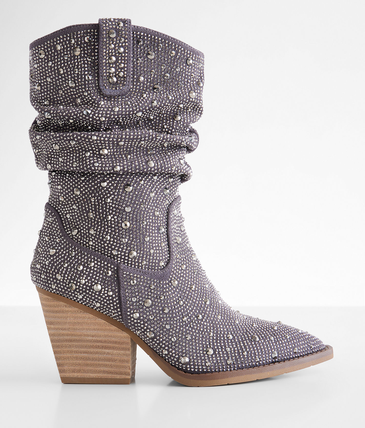 Studded slouch outlet boots