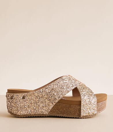 Very G Faith Glitz Platform Sandal front view
