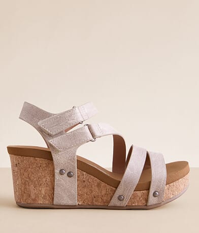 Very G Harriet Strappy Wedge Sandal front view