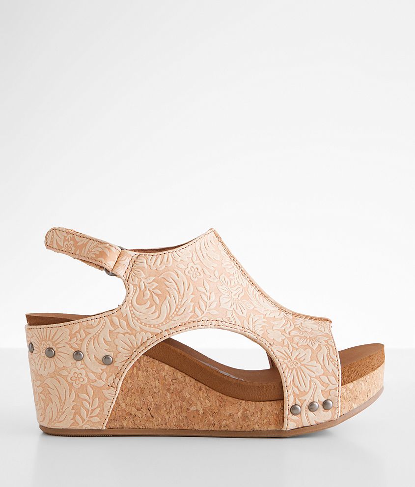 Very G Isabella Tooled Wedge Sandal