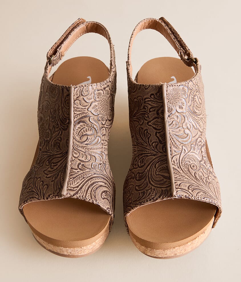 Isabella Tooled Wedge Sandal - thumbnail 4