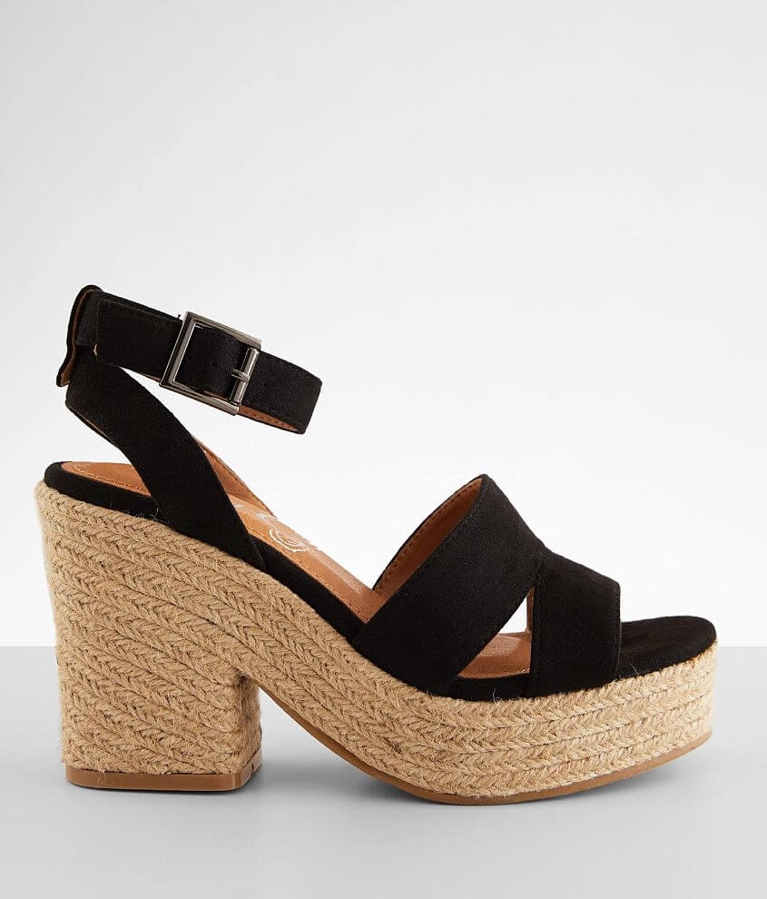 Very G Jade Jute Heeled Sandal front view