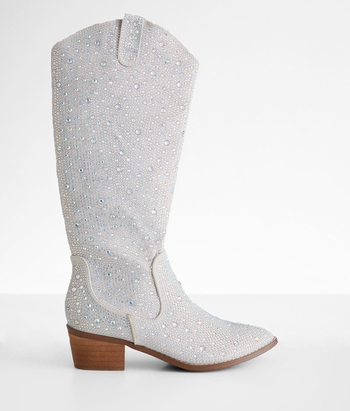 rhinestone glitter boots