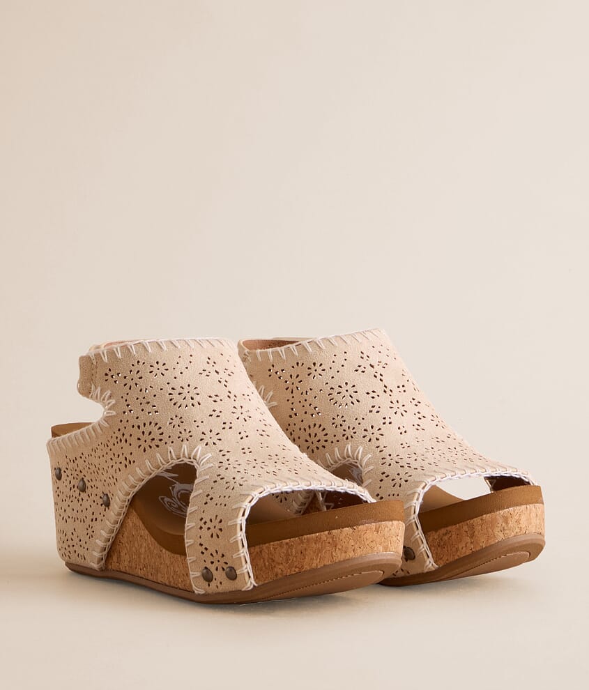 Lilly Laser-Cut Wedge Sandal - thumbnail 2