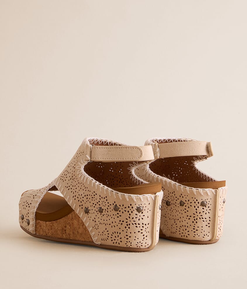 Lilly Laser-Cut Wedge Sandal - thumbnail 3
