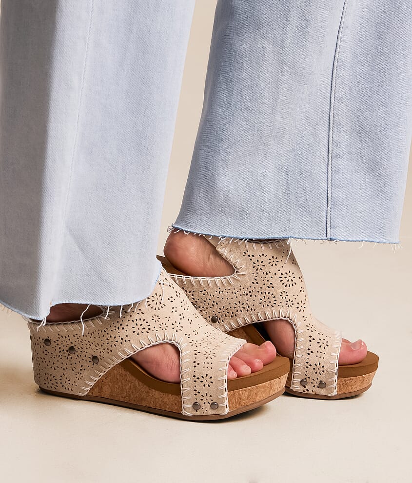 Lilly Laser-Cut Wedge Sandal - thumbnail 6