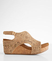 Nova Laser Cut Wedge Sandal