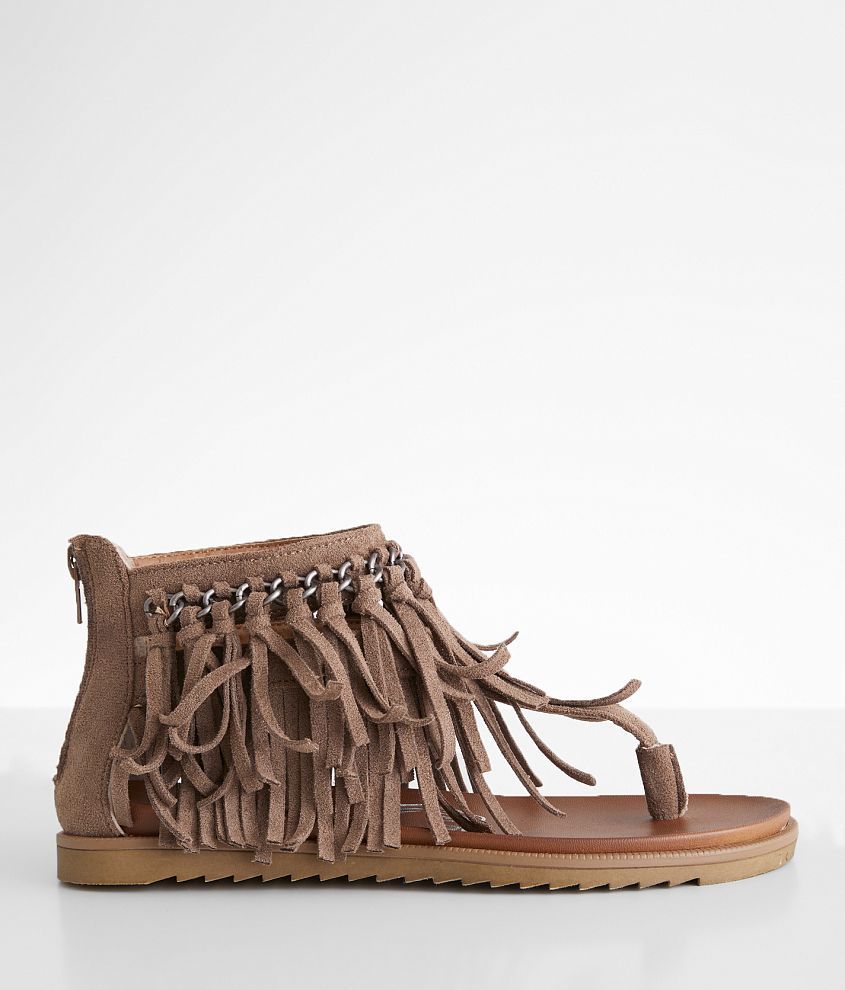 Very G Peaceful Fringe Sandal - Women's Shoes in Taupe | Buckle