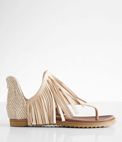 Very G Ritual Hooded Fringe Sandal front view