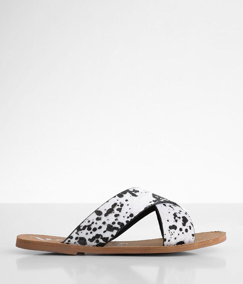 Very G Seaside Cow Print Sandal front view