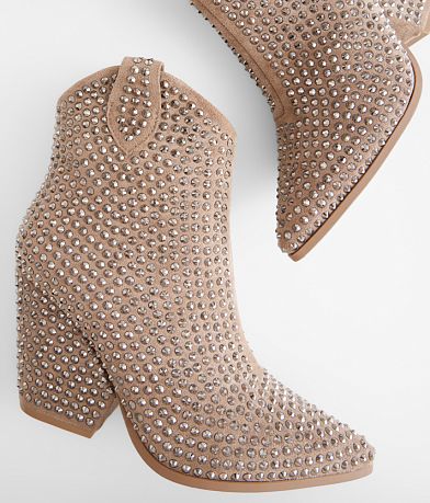 Very G Swagger Studded Leather Western Ankle Boot misc detail 4 view