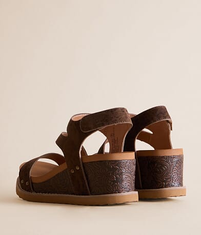 Verde Trail Leopard Wedge Sandal thumbnail 4