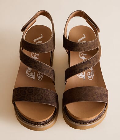 Verde Trail Leopard Wedge Sandal thumbnail 5