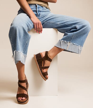 Verde Trail Leopard Wedge Sandal thumbnail 7